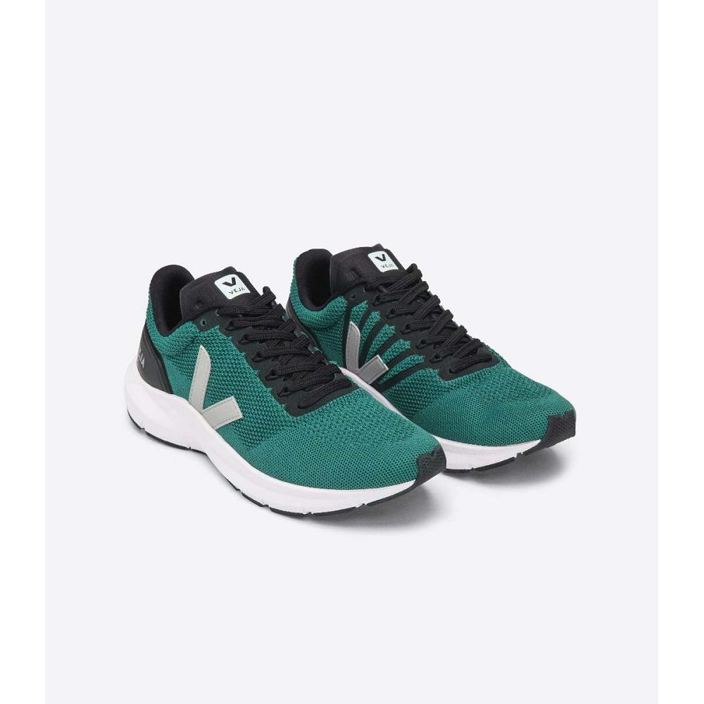 Women's Veja MARLIN LT V KNIT Shoes Green | ZA 517HAP